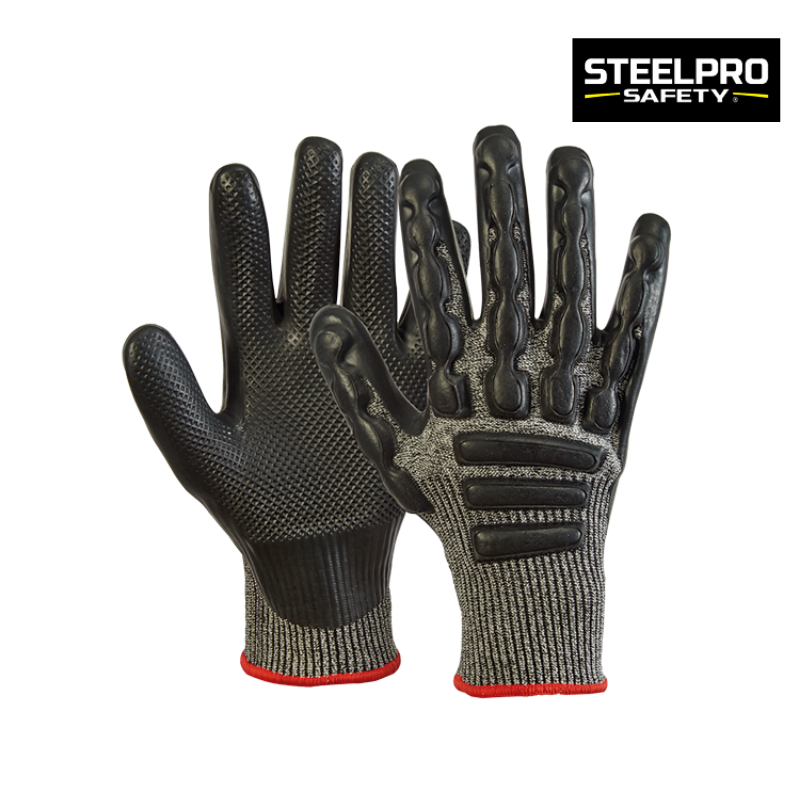 Guantes Steelpro Multiflex CUT-5 Impact Latex