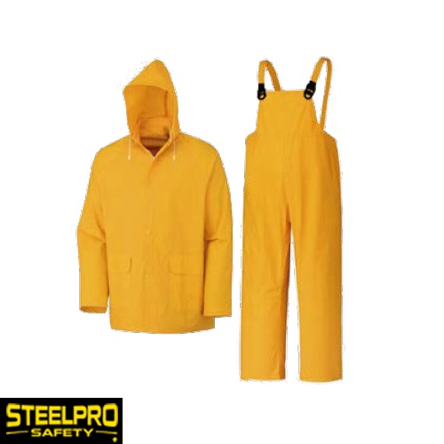 TRAJE AMARILLO DE PVC